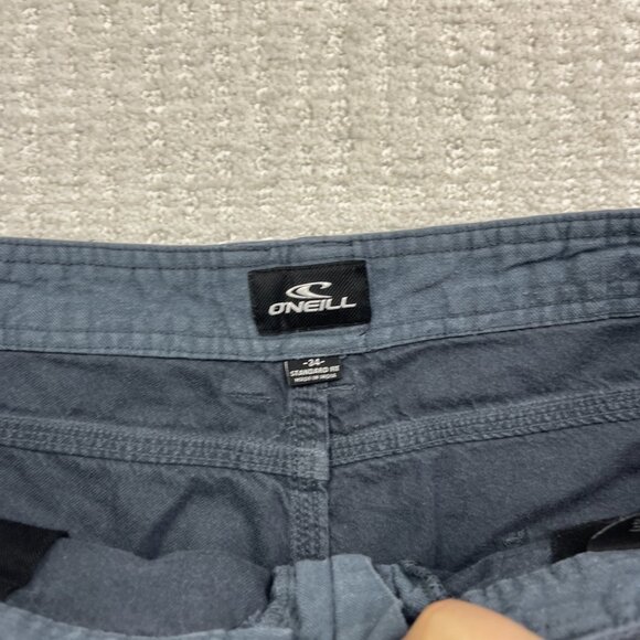 O’Neill Men’s Dark Blue Chino Shorts Size 34 Standard Fit Summer Beach Preppy - Picture 6 of 13